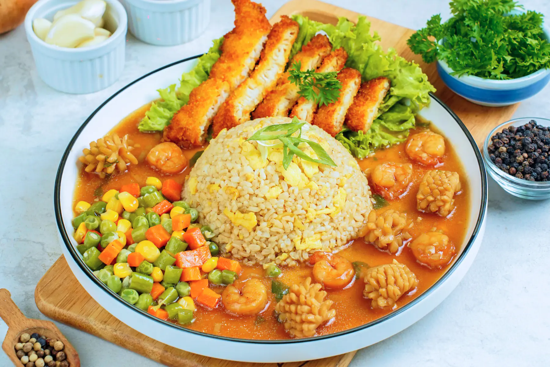 Contoh menu paket Bangun Otot